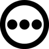 3dots logo white